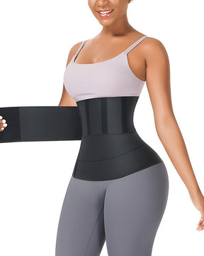 Cinta Sauna de Alta Compressão com Faixa Redutora e Corselet Integrado