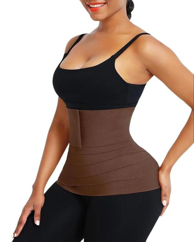 Cinta Sauna de Alta Compressão com Faixa Redutora e Corselet Integrado
